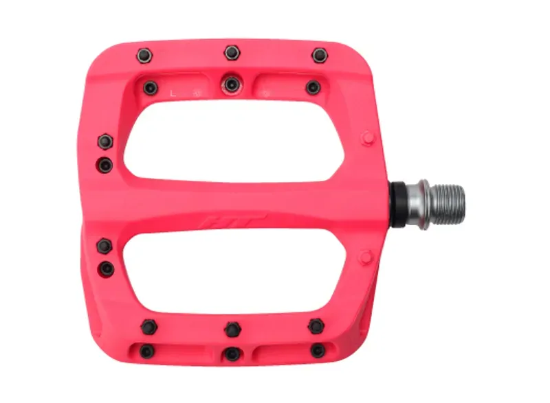 HT Components PA03A 9/16-inch BMX Pedals in Neon Pink