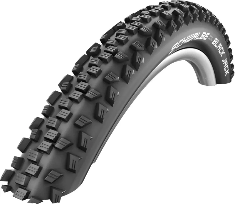 Schwalbe Black Jack Active Line K. Guard SBC Cmpd. Rigid Tyre in Black
