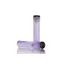 Demolition BMX Axes Grips with Plugs in Clear/Purple
