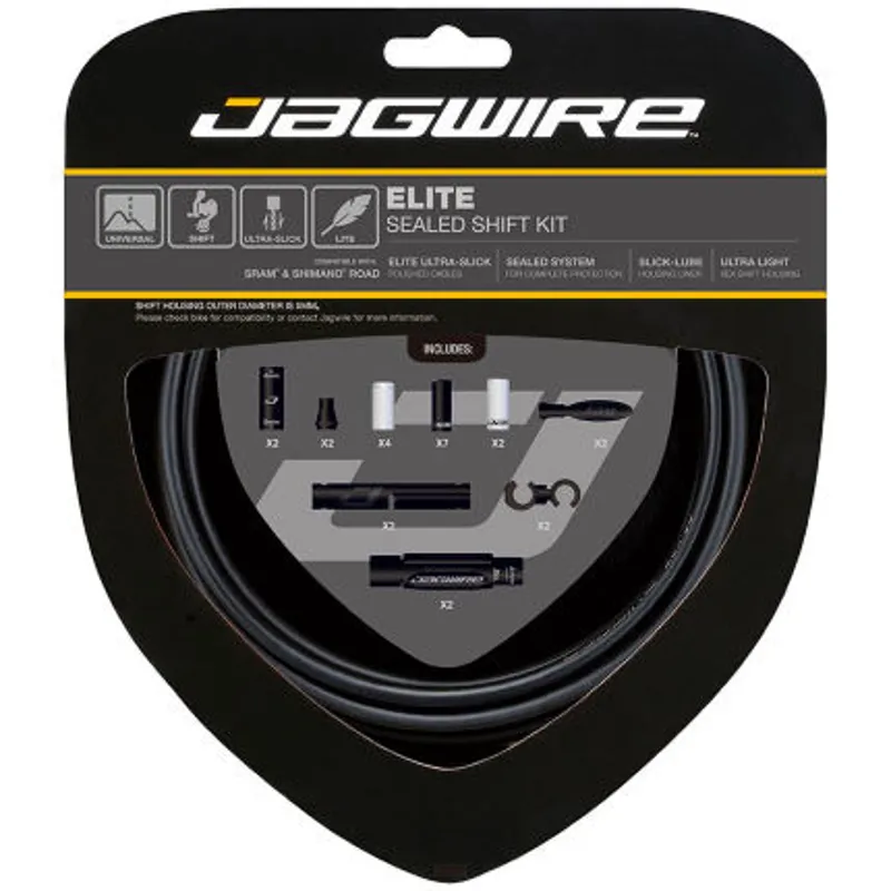 Jagwire Elite Sealed Gear Kit in Black