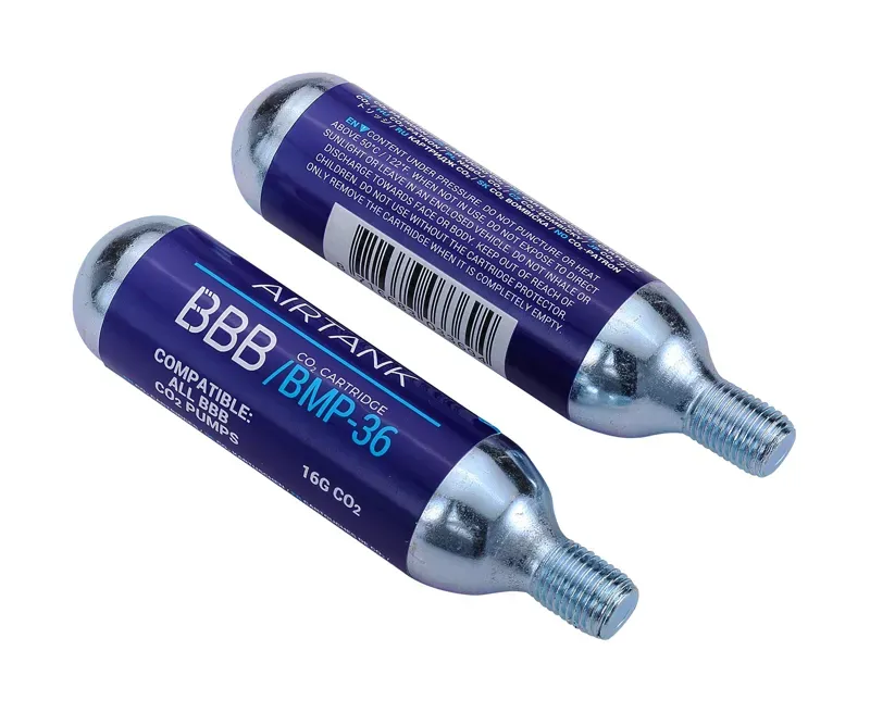 BBB 2x AirTank CO2 Cartridge in Blue