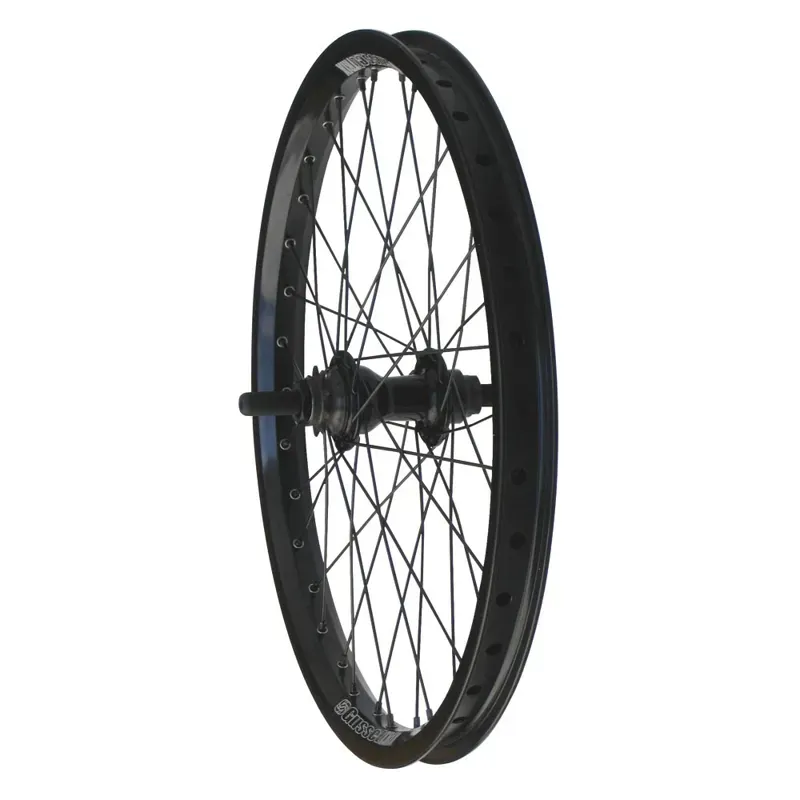 Gusset Trix Cassette 20in Rear Wheelset in Black