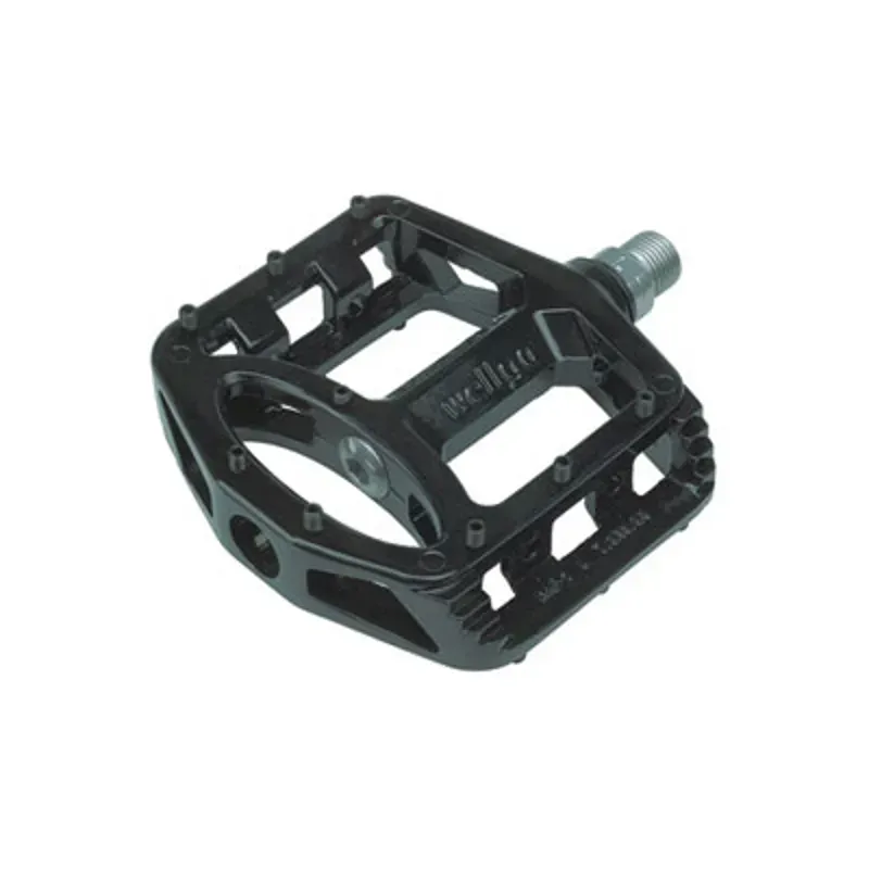 Wellgo MG1 9/16 Magnesium Cro-Mo Sealed Platform Pedals in Black