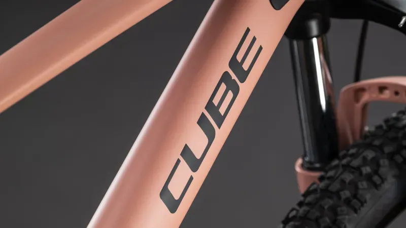 Cube Aim SLX Mountain Bike in Blush Rose/Black-3