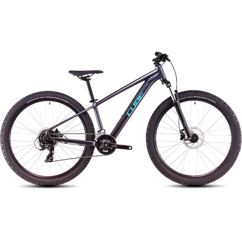 Cube Acid 260 Kids Bike in Galactic/Cyan