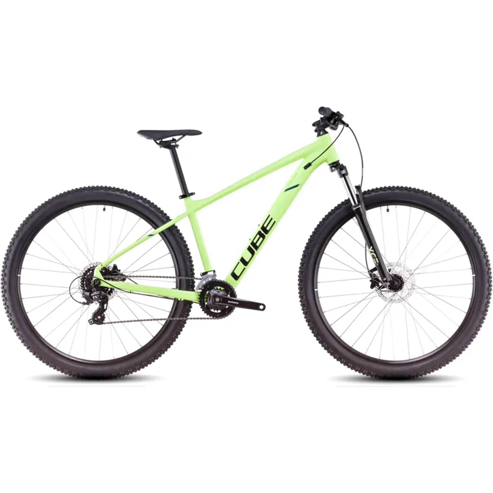 Cube Aim One Mountain Bike in Lemon Squeeze/Black