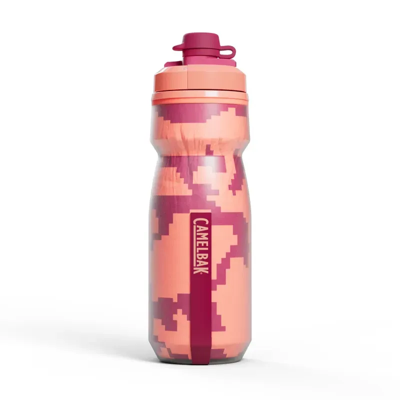 Camelbak Podium Dirt Series Chill 21oz Bike Bottle in Berry Digi Camo