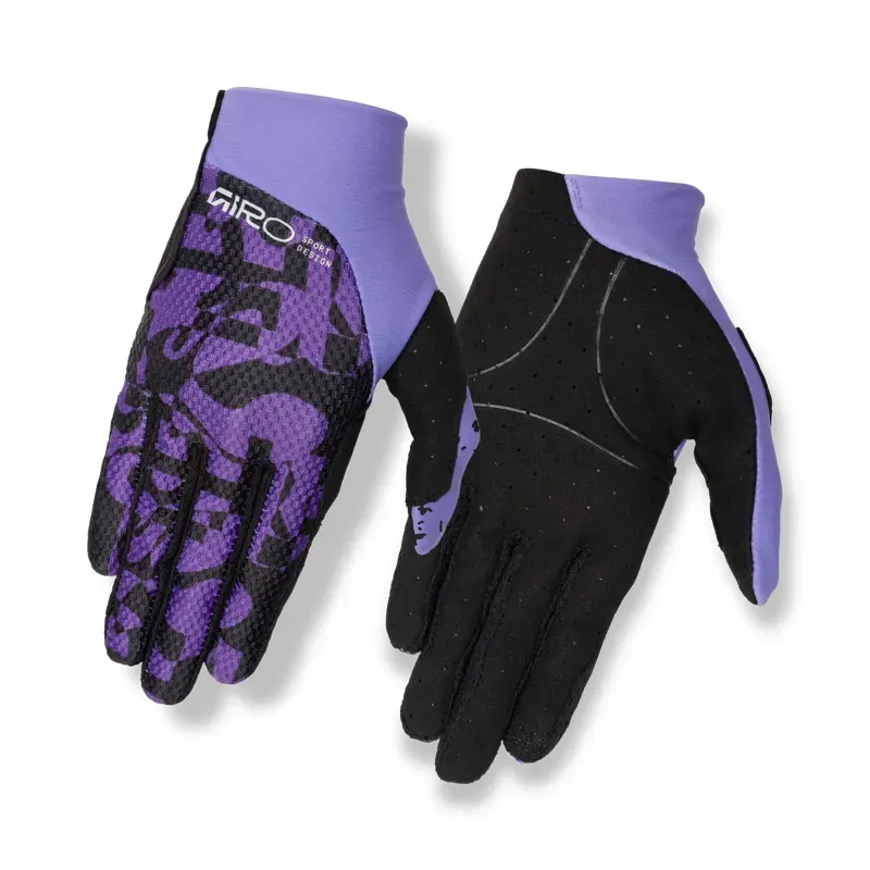 Giro Trixter Youth Gloves in Purple Rush