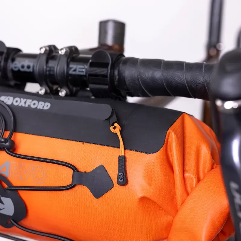 Oxford Aqua Evo Adventure Handlebar Pack in Orange-4