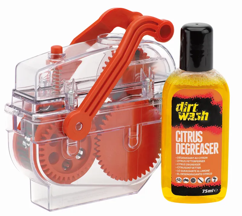 Weldtite Tools Dirtwash Chain Degreaser Machine in Clear/Red