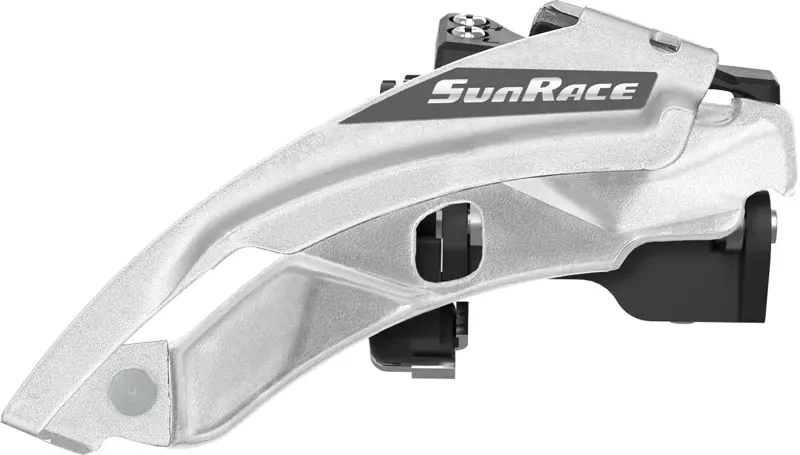 Sunrace and Sturmey Archer FDM500 3 X 7/8 Speed Front Derailleur in Silver