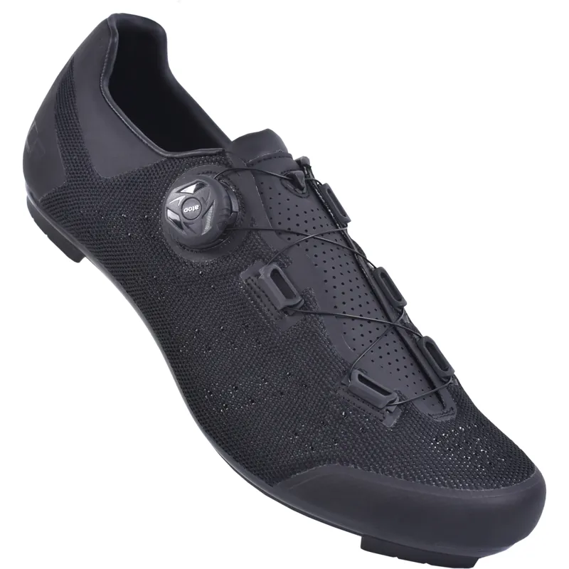 FLR F11 XD-Knit Pro Road Race Shoes in Black