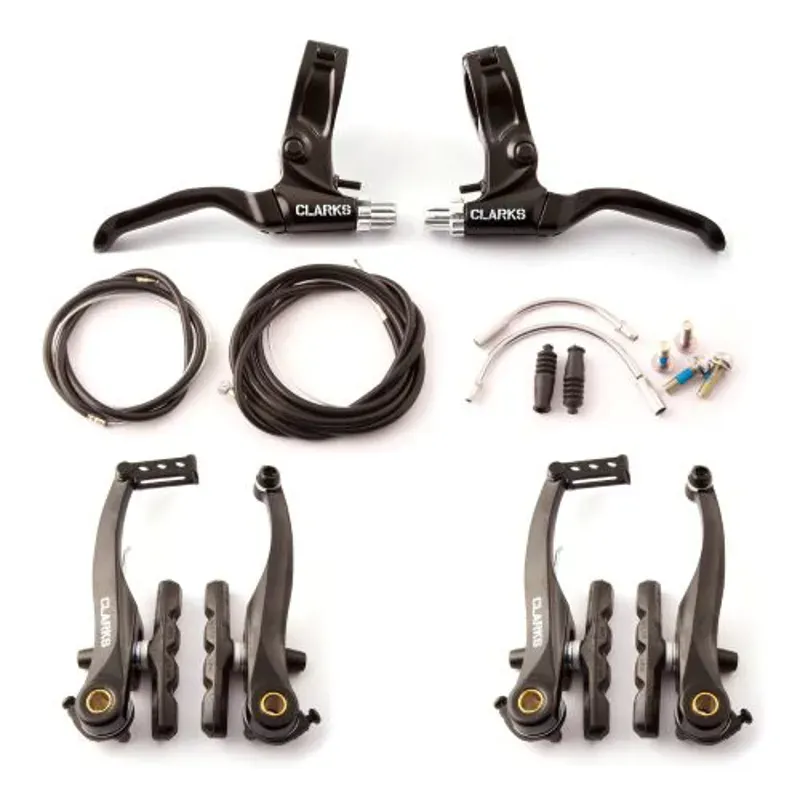 Clarks Cycle Systems Front and Rear V-Brakeset in Grey