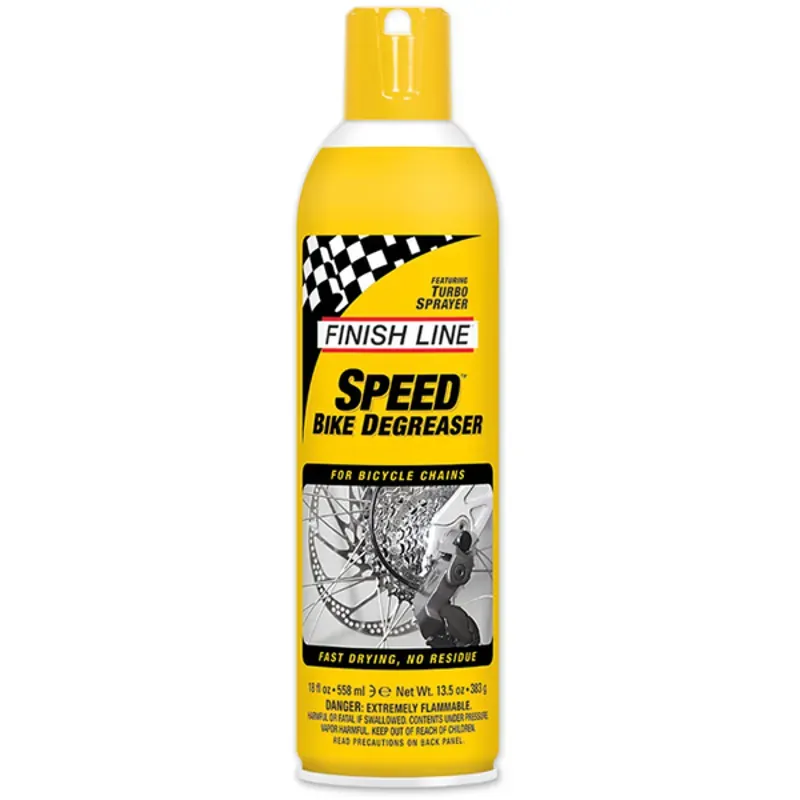 Finish Line Speed Clean 18oz Degreaser Aerosol in Yellow