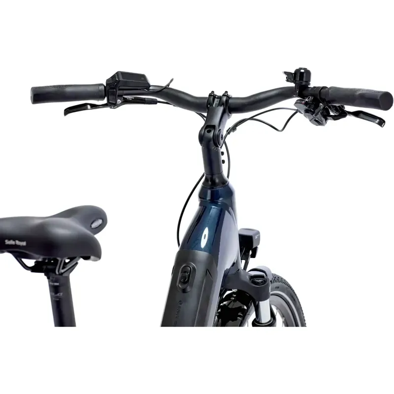 Raleigh Motus Low Step Derailleur Gear E-Hybrid Bike in Night Blue-3