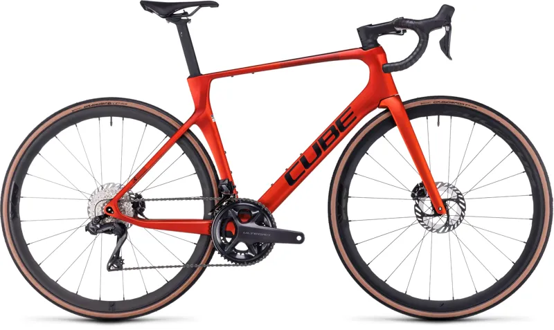 Cube Agree C:62 Race Road Bike in Fireorange/Black