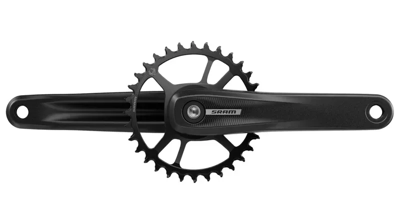 SRAM S100 Eagle Drivetrain Powerspline Crankset in Black