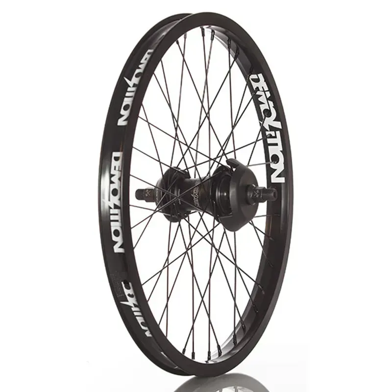 Demolition BMX Rotato V4 Pro Freecoaster Hub BMX Wheel in Black-1